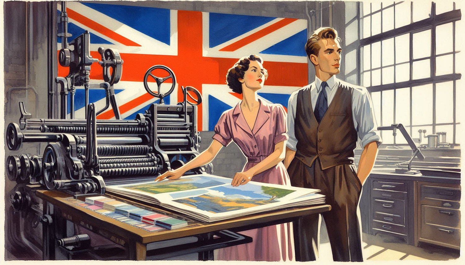 Cinematic Railways posters are proudly designed, printed and framed in the U.K.