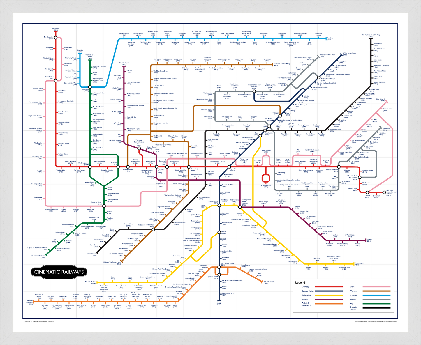 The Film Fan's Movie Map