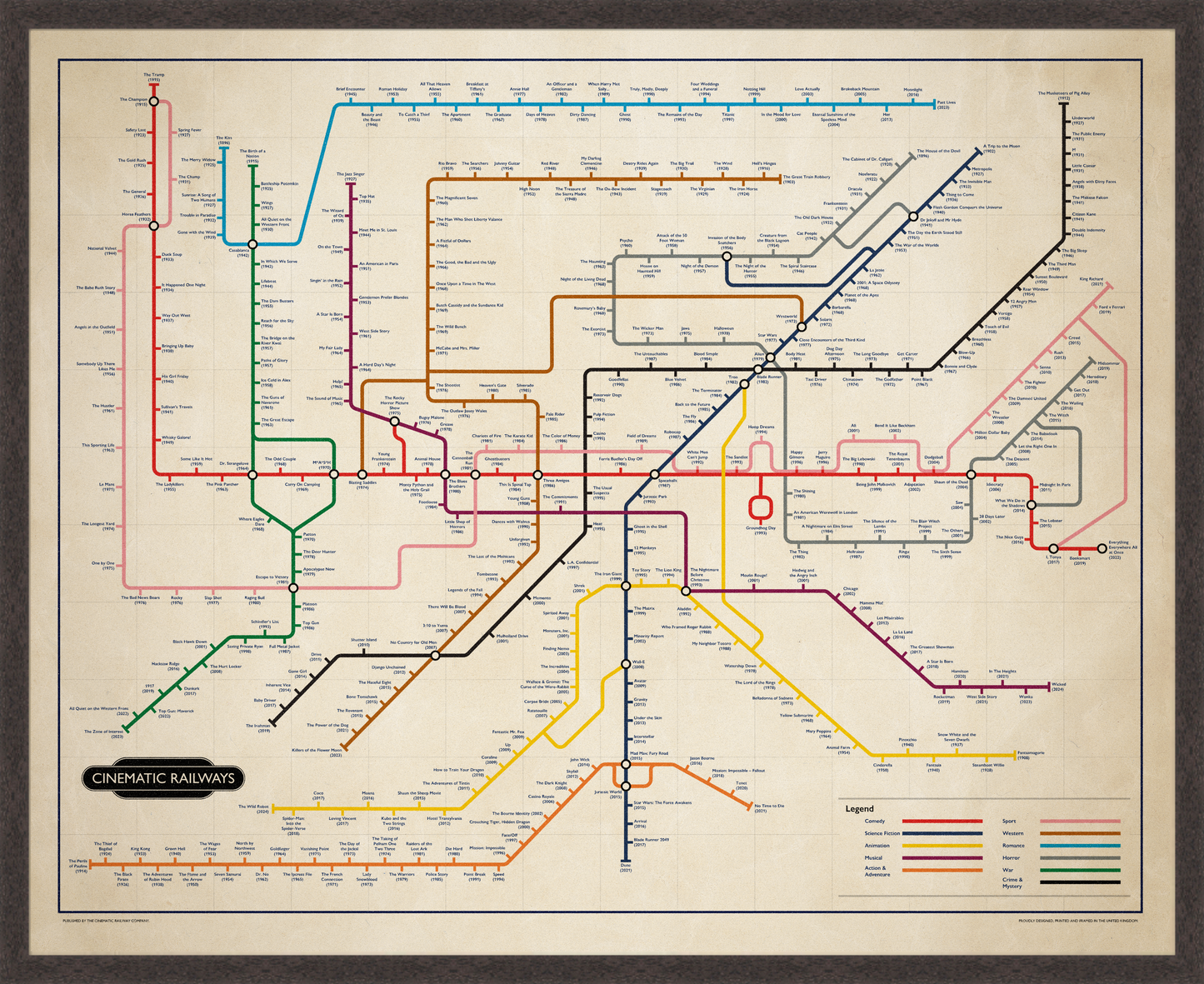 The Film Fan's Movie Map