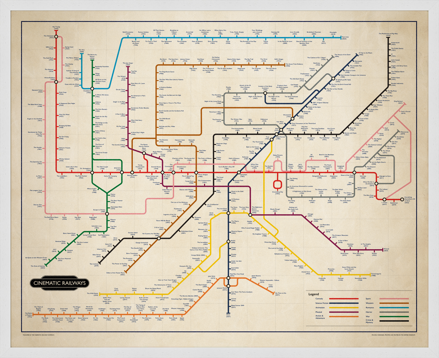 The Film Fan's Movie Map