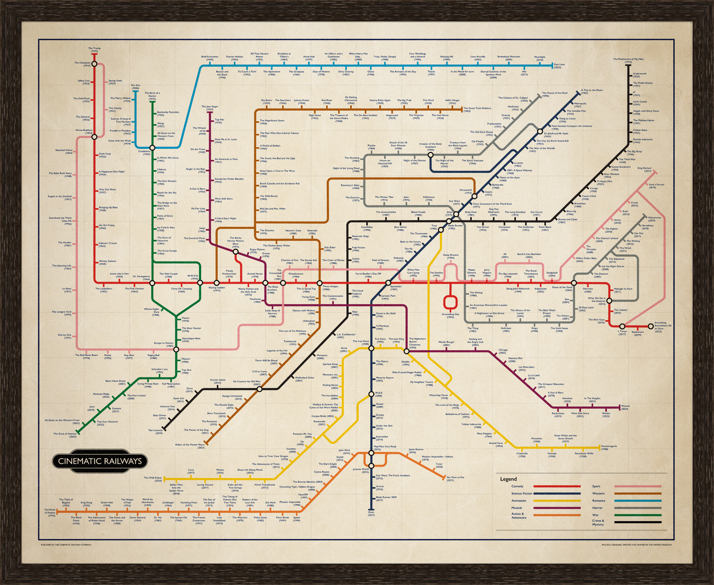 The Film Fan's Movie Map