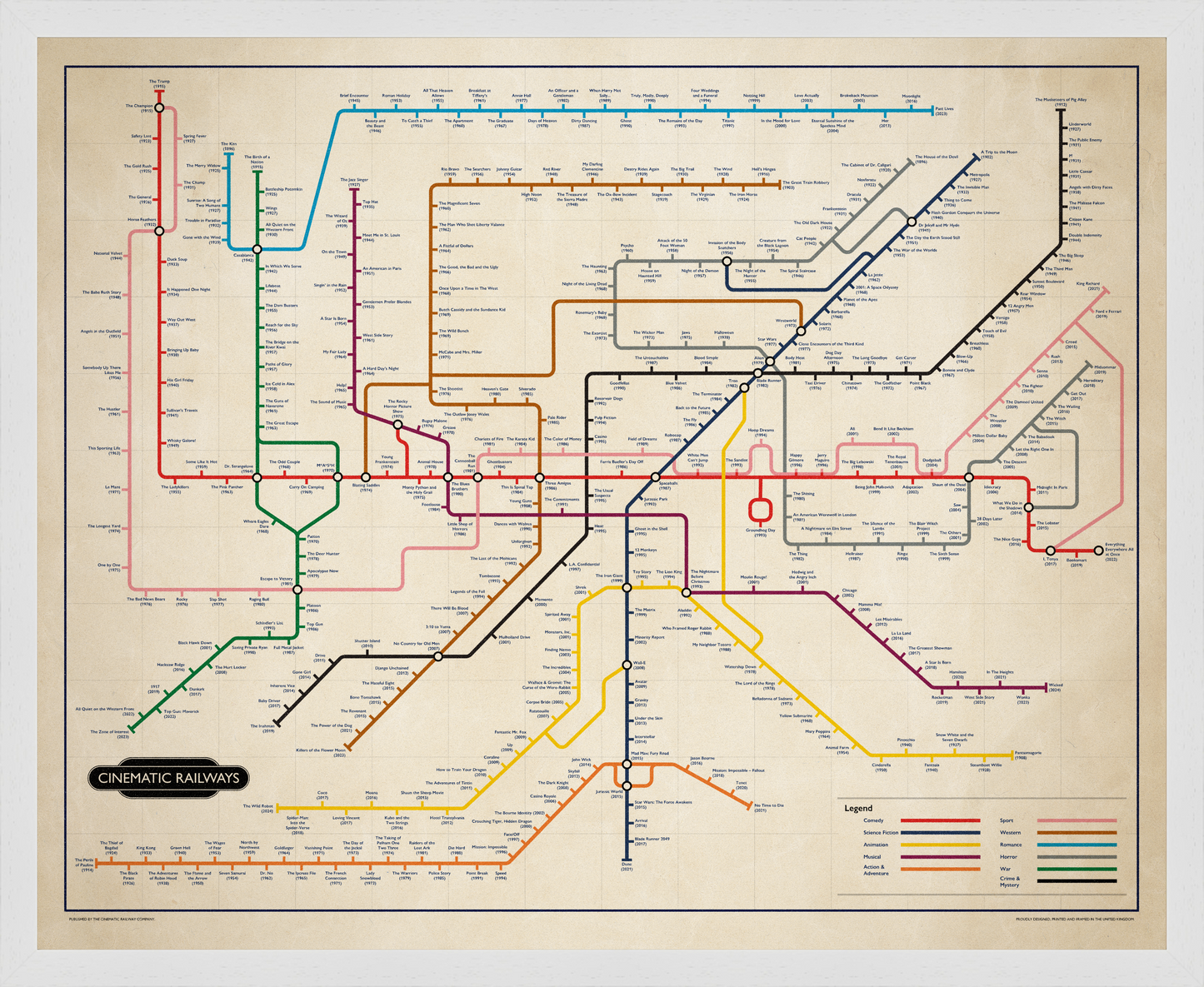The Film Fan's Movie Map